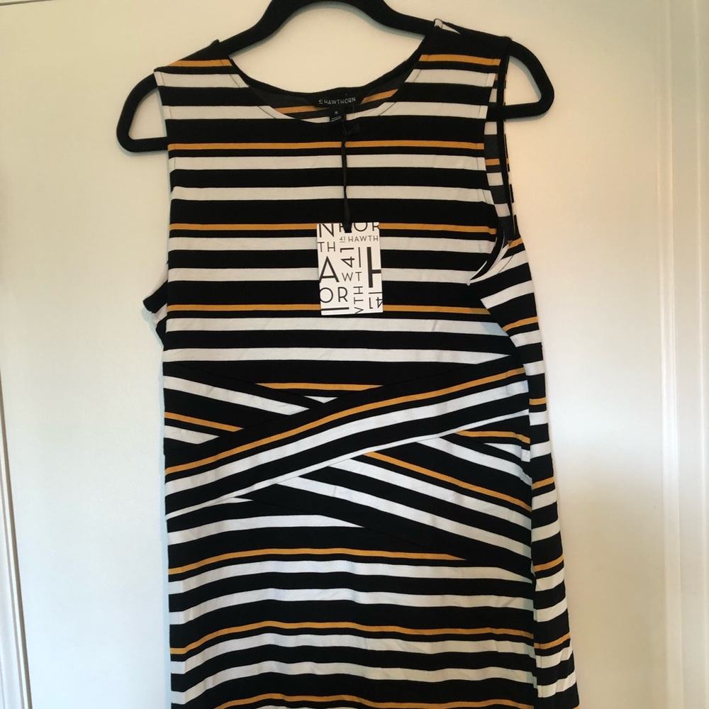 41 Hawthorn Nerani Crossover Waist Detail Dress
